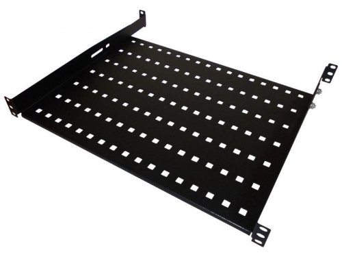 ALANTEC PÓŁKA STAŁA 19&quot; 1U GŁĘB. 350 MM CZARNA
