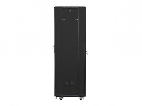 Szafy jednosekcyjna, zamykana na zamek Lanberg FF01-6637-12B (37U; 19&#039;&#039; / 600mm / 600 mm; stojąca; Pełne, Szklane; 800