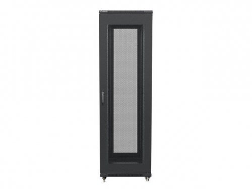 LANBERG SZAFA STOJĄCA RACK 19&quot; 42U 600X800 DRZWI PERFOROWANE CZARNA FF01-6842-23B (FLAT PACK)