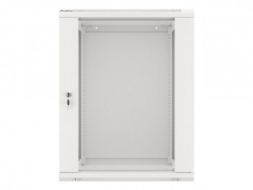 Szafa rack Lanberg WF01-6615-10S (15U; 769mm / 600mm / 600 mm; wisząca; Szklane; 19&#039;&#039;; kolor szary)