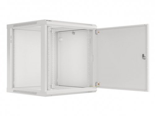 LANBERG SZAFA WISZĄCA RACK 19&quot; 12U 600X600 DRZWI METALOWE SZARA (FLAT PACK) WF01-6612-00S
