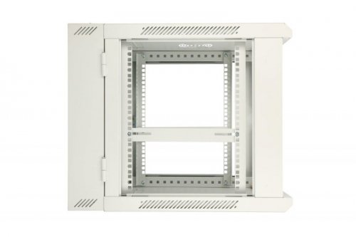 Extralink Szafa rack 9U 600x600 AZH Szara montowana na ścianie, dwusekcyjna