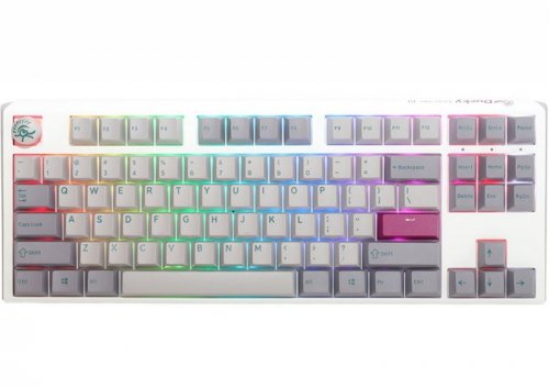 Klawiatura gamingowa Ducky One 3 TKL Gaming USB US English Srebrny