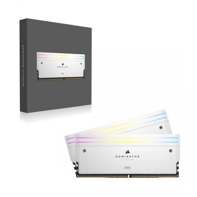 Corsair Dominator Titanium CMP32GX5M2B6400C32W moduł pamięci 32 GB 2 x 16 GB DDR5 6400 MHz