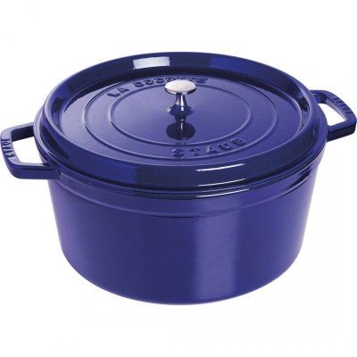 Garnek żeliwny okrągły STAUB 40510-286-0 - niebieski 8.35 ltr