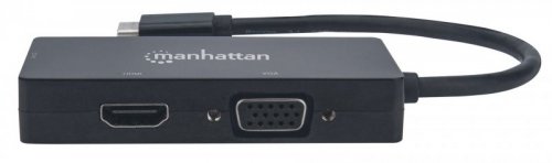 Manhattan 152983 zewnętrzna karta graficzna usb 3840 x 2160 px Czarny