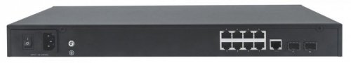 Intellinet 561433 łącza sieciowe Zarządzany Gigabit Ethernet (10/100/1000) Obsługa PoE Czarny