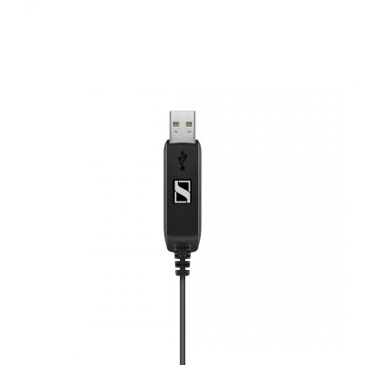 Zestaw słuchawkowy przewodowy Sennheiser PC 7 USB Typu-A Czarny