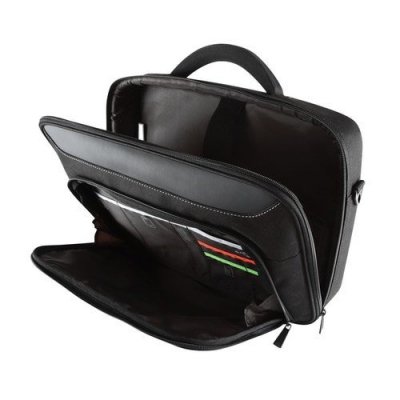 DELL Classic+ torba na notebooka 45,7 cm (18&quot;) Aktówka Czarny, Czerwony