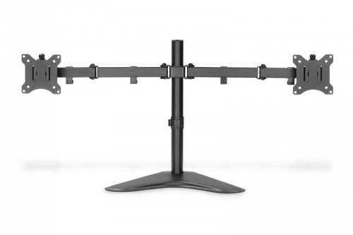 DIGITUS STOJAK BIURKOWY PODWÓJNY 2XLCD MAX. 32&quot; MAX. 2X 8KG UCHYL.-OBROT QUICK-RELEASE DA-90401