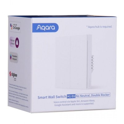 AQARA WALL DOUBLE SWITCH H1 WS-EUK02