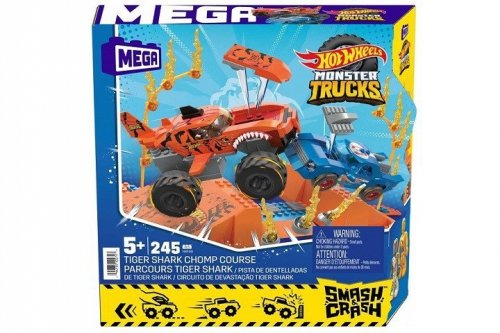 Hot Wheels Tiger Shark Kaskaderski skok Zestaw klocków HKF88