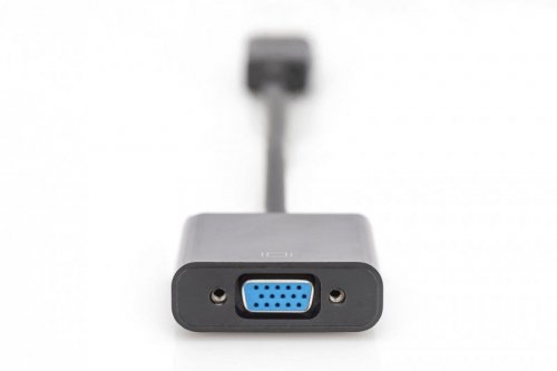 Kabel Assmann AK-340403-001-S (DisplayPort M - D-Sub (VGA) F; 0,15m; kolor czarny)