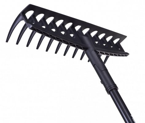 Fiskars 1003466 grabie Grabie ogrodowe Czarny, Pomarańczowy