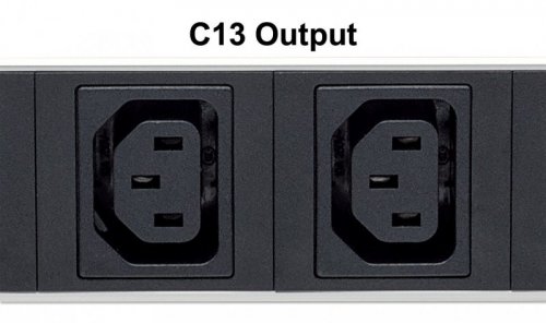 Intellinet 163620 rozdzielacz zasilania PDU 8 x gniazdo sieciowe 1U Czarny, Srebrny