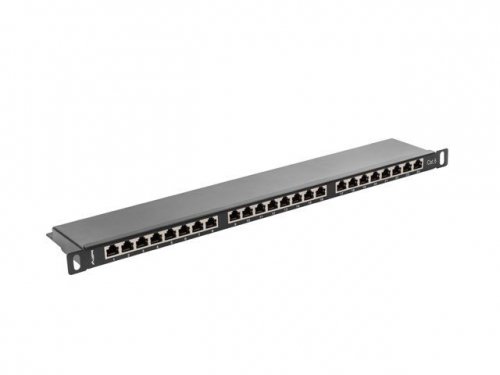 Patch panel Lanberg  PPS6-0024-B (0.5U; kat. 6)