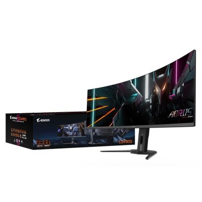 Monitor Gigabyte 49&quot; AORUS CO49DQ 2xHDMI DP 3xUSB 3.0 USB-C głośniki 2x5W