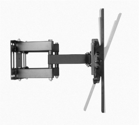 Gembird WM-55ST-04 uchwyt do telewizorów 139,7 cm (55&quot;) Czarny