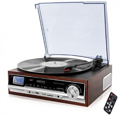 Gramofon z radiem i Bluetooth / MP3 / USB / SD / Nagrywaniem Camry Camry