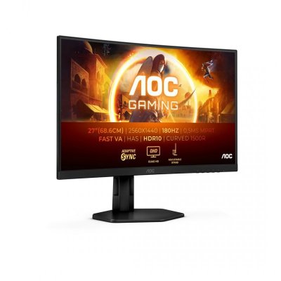 AOC G4 CQ27G4X monitor komputerowy 68,6 cm (27&quot;) 2560 x 1440 px Quad HD LCD Czarny