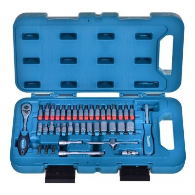 Zestaw bitów i nasadek z uchwytem MAKITA P-90283 40el. w walizce
