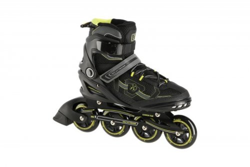 ŁYŻWOROLKI NILS EXTREME NA9157 CZARNO-ZŁOTE  ROZM. 42