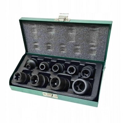HONITON NASADKI UDAROWE 1/2&quot; 9cz. TORX  E8-E24  H4109