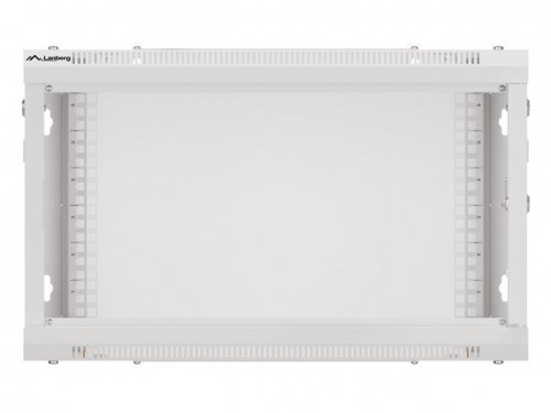 LANBERG SZAFA WISZĄCA RACK 19&quot; 6U 600X600 DRZWI METALOWE SZARA (FLAT PACK) WF01-6606-00S