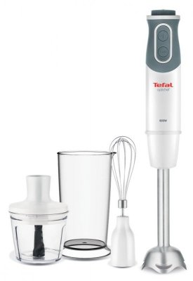 Tefal Optichef HB6431 0,8 l Blender immersyjny 800 W Kwarc metaliczny, Biały