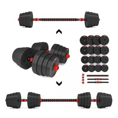 Sztangielki-Sztanga  2w1 SGP30 HMS 30 kg