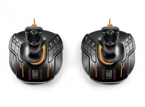 Thrustmaster T.16000M FCS SPACE SIM DUO Czarny, Pomarańczowy USB Joystick Analogowa/Cyfrowa PC