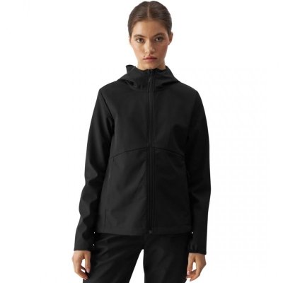 Kurtka damska softshell 4F F285 głęboka czerń 4FWAW24TSOFF285 20S  M