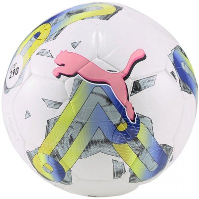 Piłka nożna Puma Orbita 5 Hybrid Lite biało-zielono-różowa 290 83785 01 5