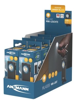 Ansmann ML400R Czarny Latarka brelok LED