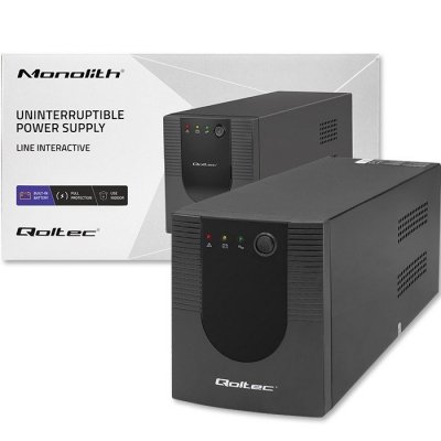 QOLTEC ZASILACZ AWARYJNY UPS LINE INTERACTIVE | MONOLITH | 1500VA | 900W