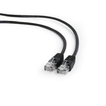 KABEL PATCH CAT5E UTP 0.5M BLACK PP12-0.5M/BK GEMBIRD