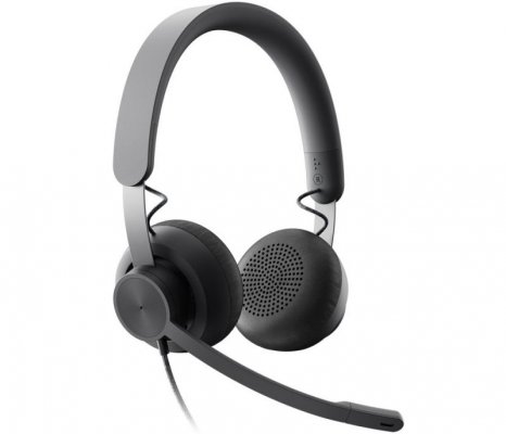 ZESTAW SŁUCHAWKOWY ZONE WIRED DARK GREY 981-000875 LOGITECH