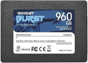 SSD SATA2.5&quot; 960GB BURST PBE960GS25SSDR PATRIOT