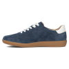 Półbuty sneakersy 36 skóra FILIPPO 6741 granatowe skórzane zamsz