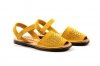 Sandały 29 skóra VERANO 426 żółte musztardowe