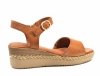 Sandały 36 JANA 28365 sandałki camel na koturnie