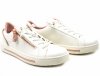 Półbuty sneakersy 38 JANA 23660 białe złote