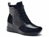 Botki 36 POTOCKI 12225 czarne na koturnie damskie sneakersy