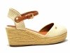 Sandały WRANGLER 37 BELA espadryle beżowe na koturnie