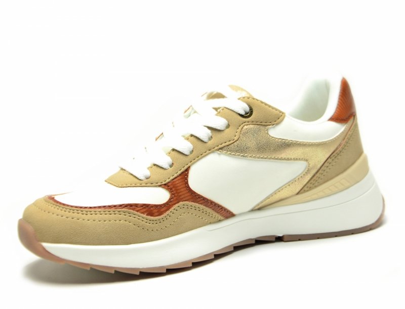Sneakersy WRANGLER PEARL 41 półbuty sportowe damskie beżowe camel kremowe