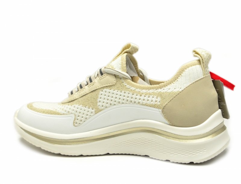 Sneakersy 36 TAMARIS 83727 półbuty białe beżowe