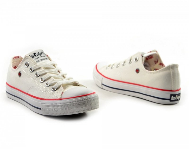 Półbuty 38 trampki LEE COOPER białe 0875