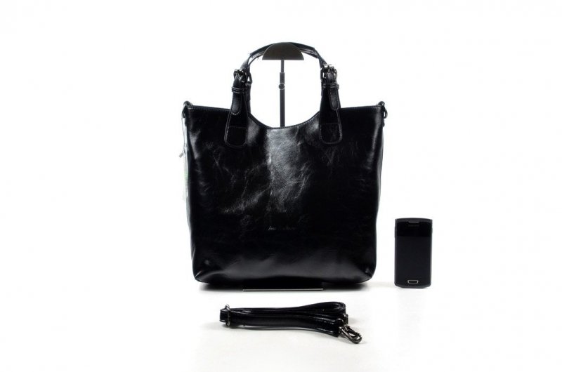 TOREBKA damska I.DELAURE czarna zarka