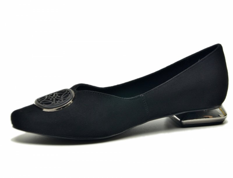 Baleriny półbuty 37 czarne zamsz POTOCKI 26-12808