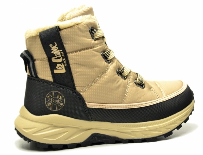 Śniegowce botki 39 LEE COOPER  beżowe czarne